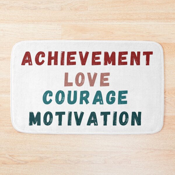 Item preview, ACHIEVE. LOVE. COURAGE. MOTIVATION designed and sold by BrownGirlMantra.