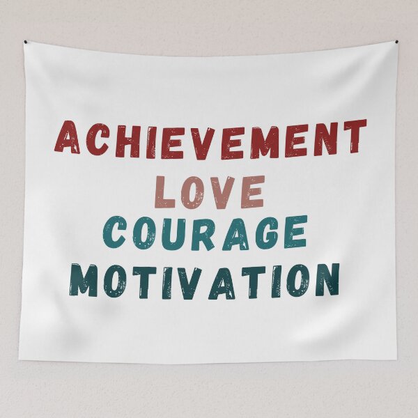 Item preview, ACHIEVE. LOVE. COURAGE. MOTIVATION designed and sold by BrownGirlMantra.
