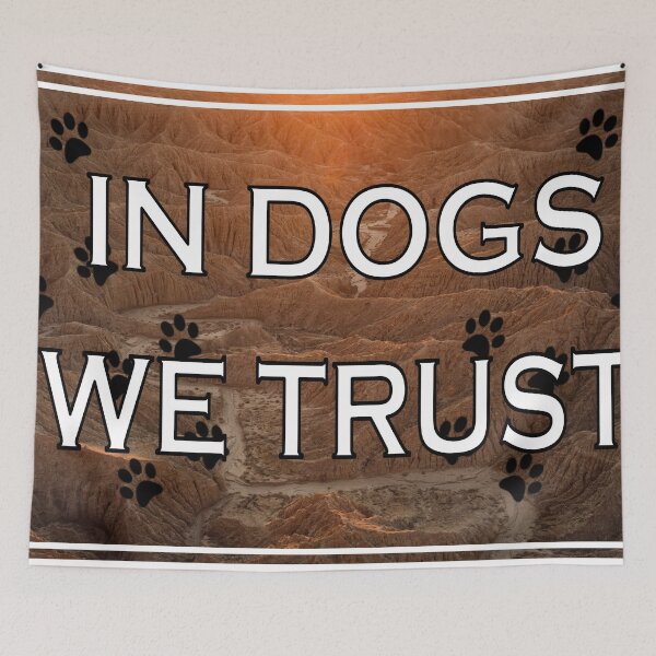 Item preview, In Dogs We Trust designed and sold by The Merch.