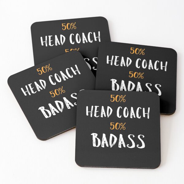 Artikelvorschau, 50% Cheftrainer 50% Badass Mitarbeiter Geschenk entworfen und verkauft von Gordon Nelson.