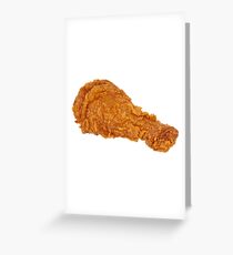 Fried Chicken Wing Greeting Card