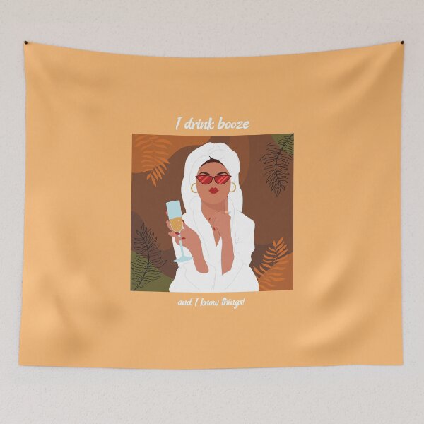Item preview, Absolutely Fabulous Inspired Design | AbFab Quote | Absolutely Fabulous Darling | I Drink Booze And I Know Things! designed and sold by Ainbowz-Artwork.