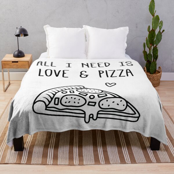 Item preview, All I Need is Love and Pizza Doodle designed and sold by rustydoodle.