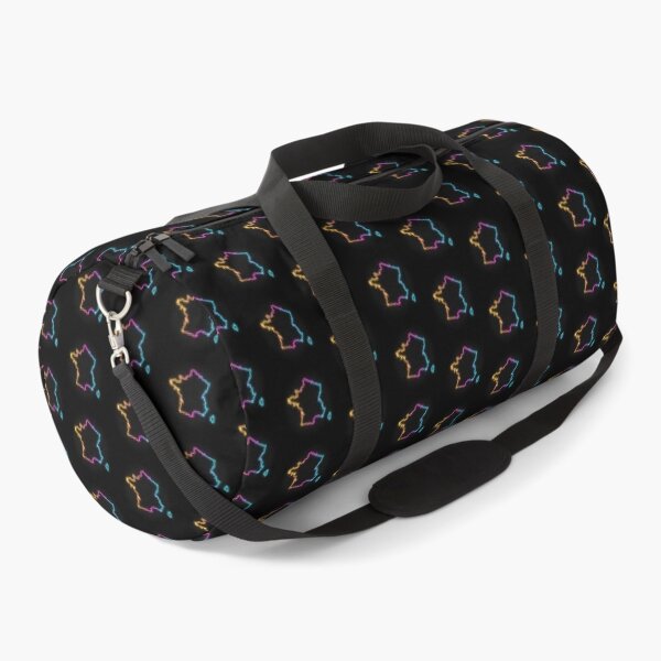 Item preview, France Neon Outline - Retrowave Multicolor Glow designed and sold by dylanxh.