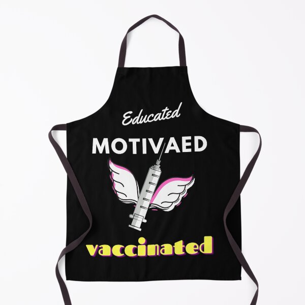 Item preview, Educated motivated vaccinated designed and sold by Rainces.
