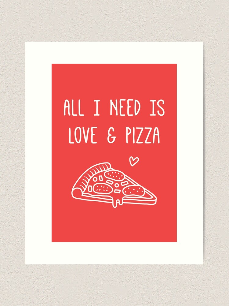 Cute Pizza Love Doodle Sticker for Sale by rustydoodle