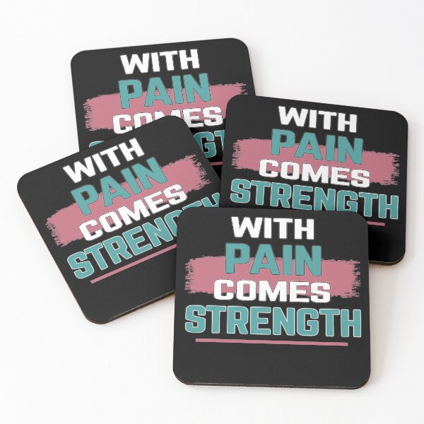 Item preview, Motivational Quotes, With Pain Comes Strength designed and sold by MeroniGDesign.