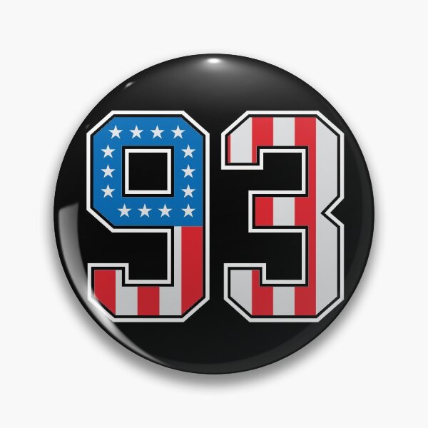 Item preview, 93 American Lucky Number Ninety-three United States Flag designed and sold by Urosek.
