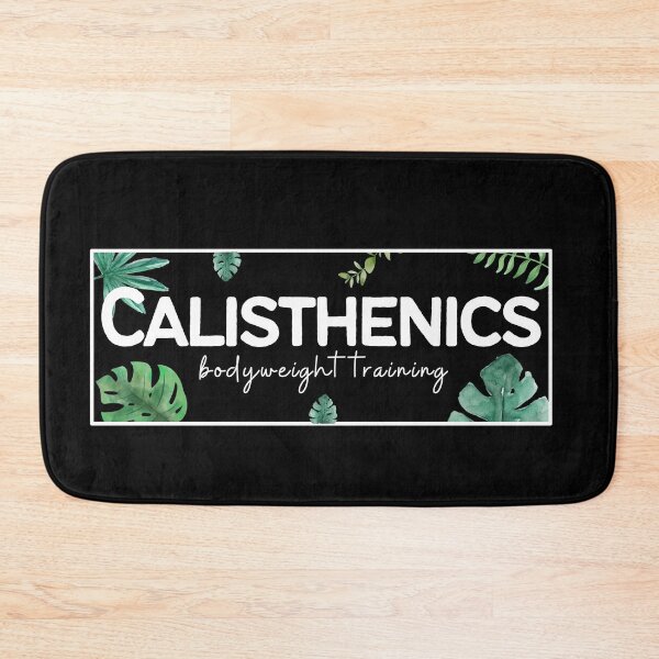 Item preview, Calisthenics Bodyweight training - tropical plants pattern designed and sold by Atleta-Cali.