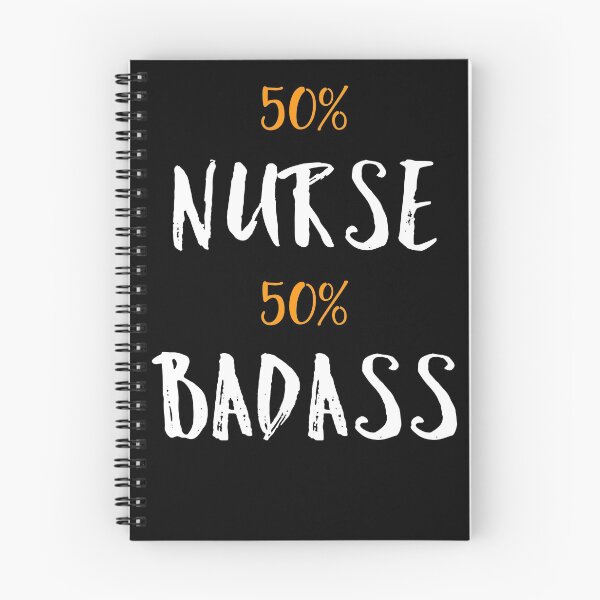 Item preview, 50% Nurse  50% Badass Coworker gift designed and sold by Gordon Nelson.