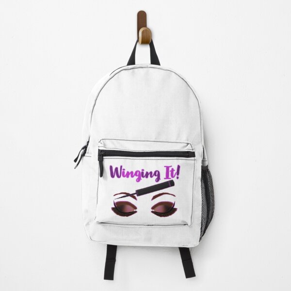 Item preview, Winging It! Winged Liquid Eyeliner Makeup Pun designed and sold by ArtByLM.