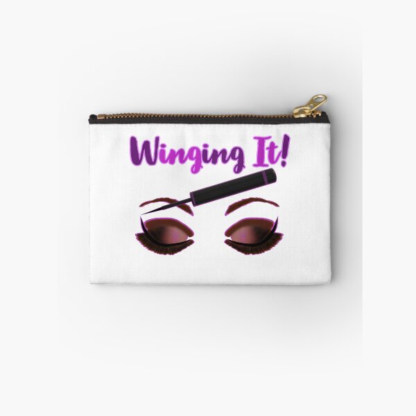 Item preview, Winging It! Winged Liquid Eyeliner Makeup Pun designed and sold by ArtByLM.