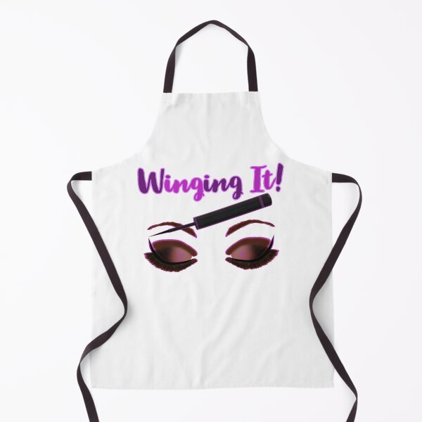 Item preview, Winging It! Winged Liquid Eyeliner Makeup Pun designed and sold by ArtByLM.
