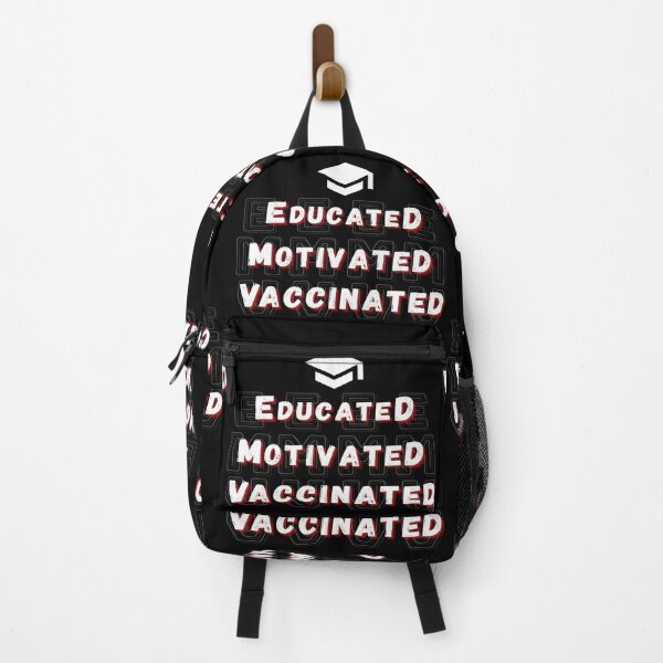 Item preview, Educated Motivated Vaccinated designed and sold by mewsis.