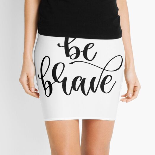 Be Brave Mini Skirt