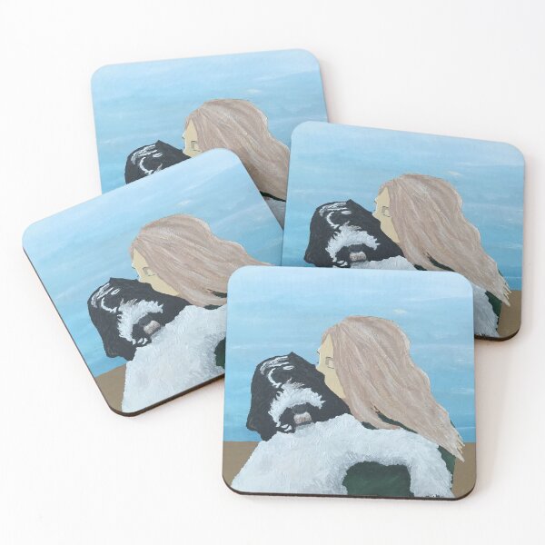 Item preview, Lady and her dog by the beach designed and sold by farbey.