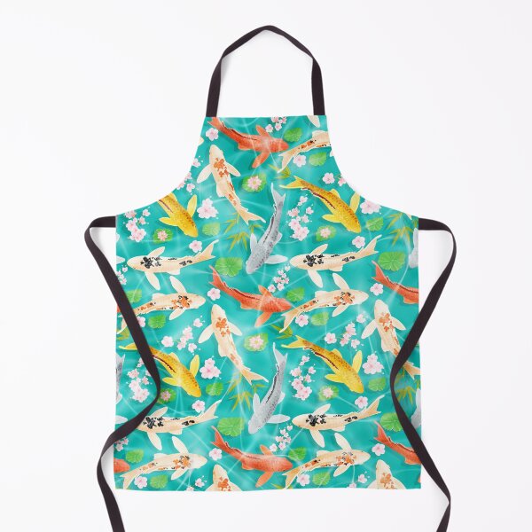 Item preview, koi fish yin yang with bamboo water background lotus flower designed and sold by My-Best-Life.