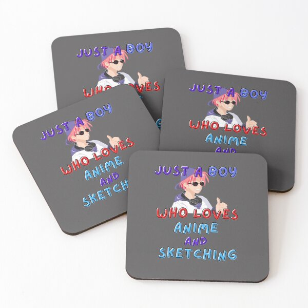 Item preview, Just A Boy Who Loves Anime and Sketching designed and sold by StephenMollie.