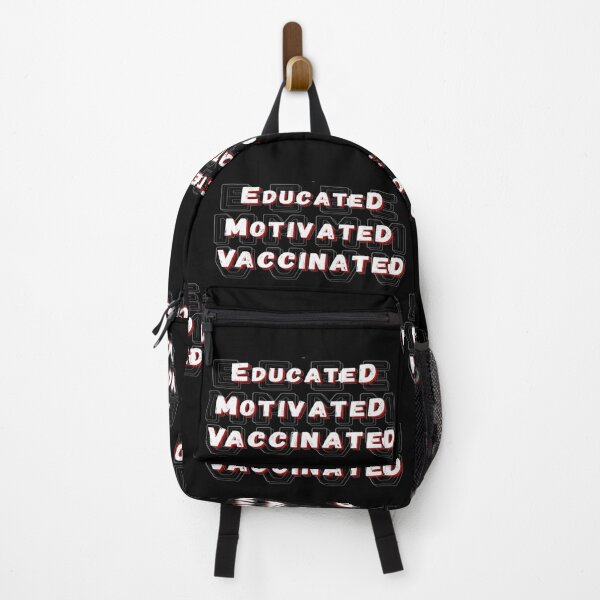 Item preview, Educated Motivated Vaccinated designed and sold by mewsis.