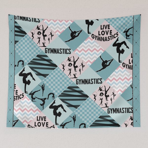 Item preview, GYMNASTICS PATTERN CROSS designed and sold by rentcode.