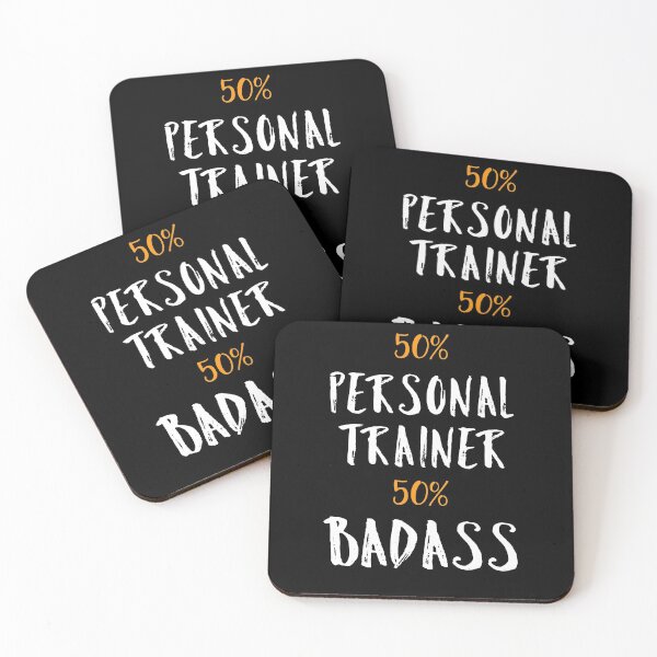 Item preview, 50% Personal Trainer 50% Badass Coworker gift designed and sold by Gordon Nelson.
