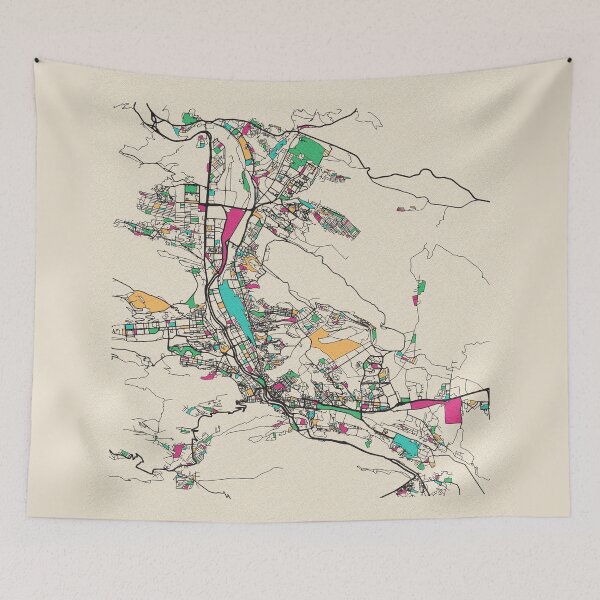 Item preview, Tbilisi, Georgia Street Map designed and sold by A Deniz Akerman.