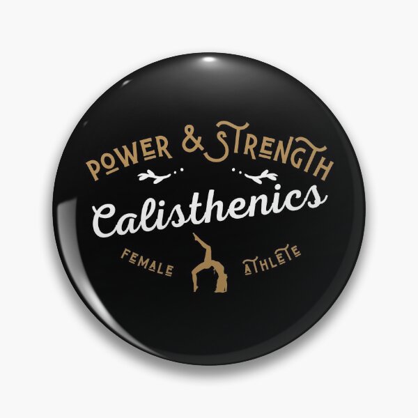 Item preview, Power & Strength Calisthenics female athlete, Bodyweight training graphic designed and sold by Atleta-Cali.