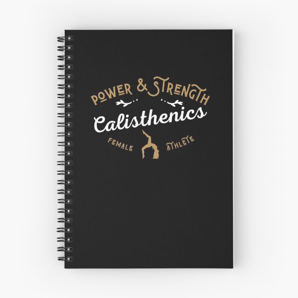 Item preview, Power & Strength Calisthenics female athlete, Bodyweight training graphic designed and sold by Atleta-Cali.