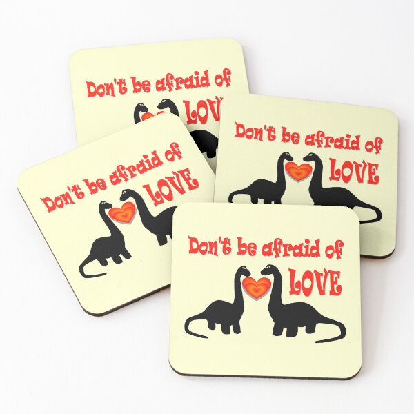 Item preview, A pair of dinos, don't be afraid to LOVE designed and sold by helenkaiy.