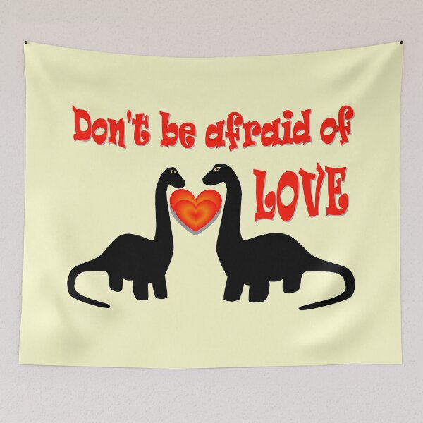 Item preview, A pair of dinos, don't be afraid to LOVE designed and sold by helenkaiy.