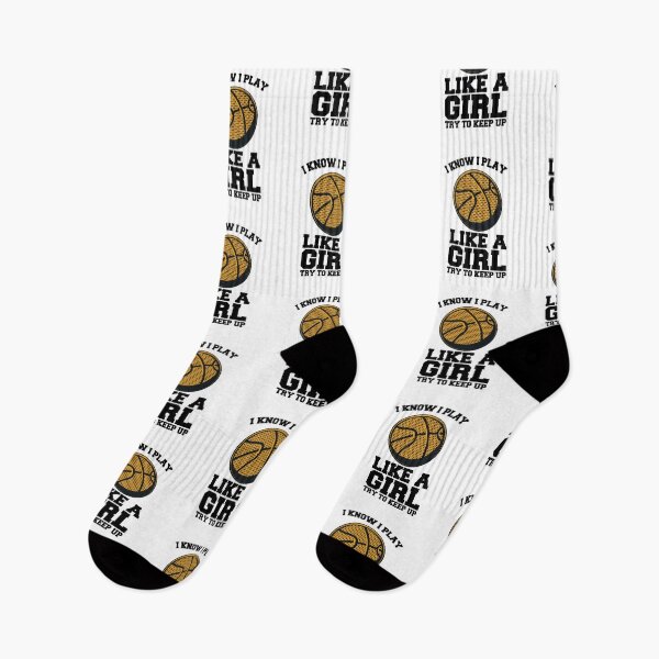 Item preview, I Know I Play Like A Girl Try To Keep Up - Basketball designed and sold by kindxinn.