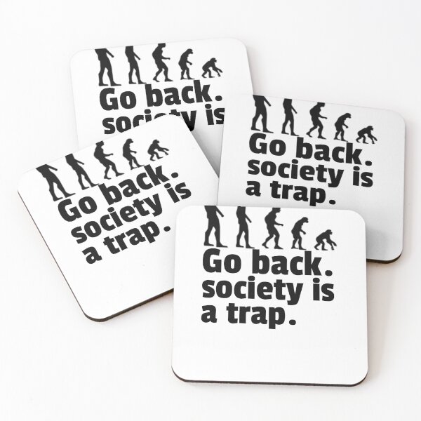 Item preview, Go back. Society is a trap designed and sold by CocoAndMore.