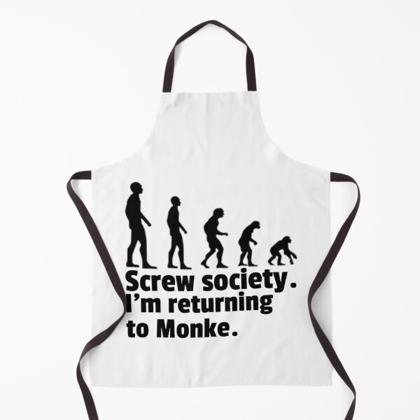 Item preview, Screw society. I'm returning to Monke. designed and sold by CocoAndMore.