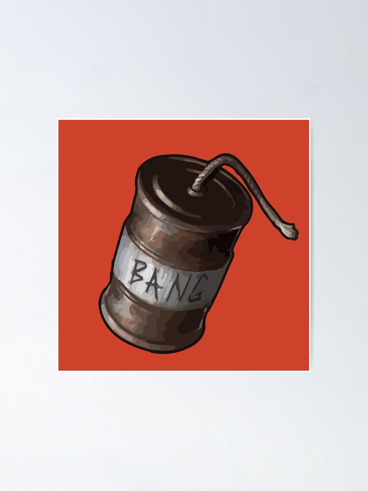 "Bean Can Grenade Rust Game" Poster by PandaMonium Redbubble