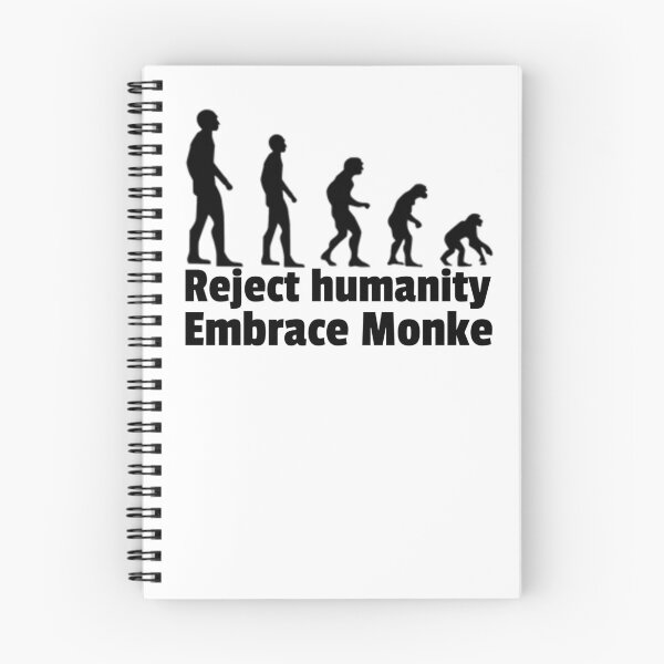 Item preview, Reject humanity Embrace Monke designed and sold by CocoAndMore.