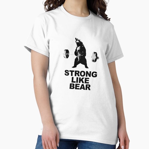 Item preview, Strong Like Bear Deadlifting Workout  designed and sold by mandarinolive.