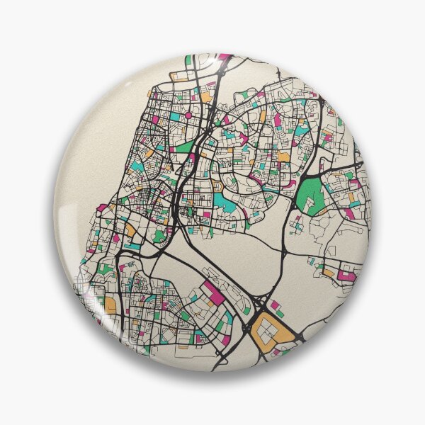 Item preview, Tel Aviv, Israel Street Map designed and sold by A Deniz Akerman.