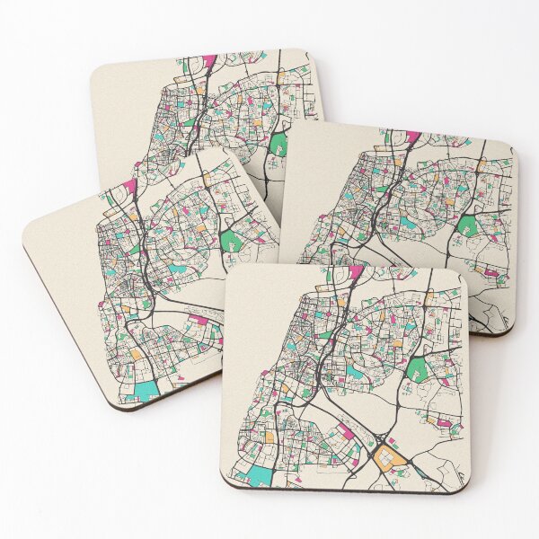Item preview, Tel Aviv, Israel Street Map designed and sold by A Deniz Akerman.