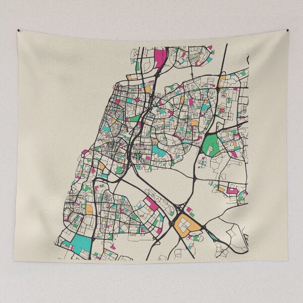Item preview, Tel Aviv, Israel Street Map designed and sold by A Deniz Akerman.