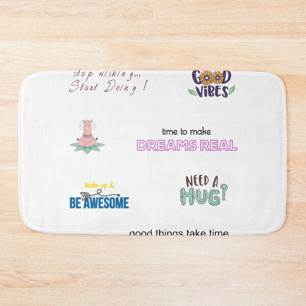 Item preview, MOTIVATIONAL stickers - 5 colorful stickers all in one - GOOD VIBES designed and sold by Alessandro Portavoce.