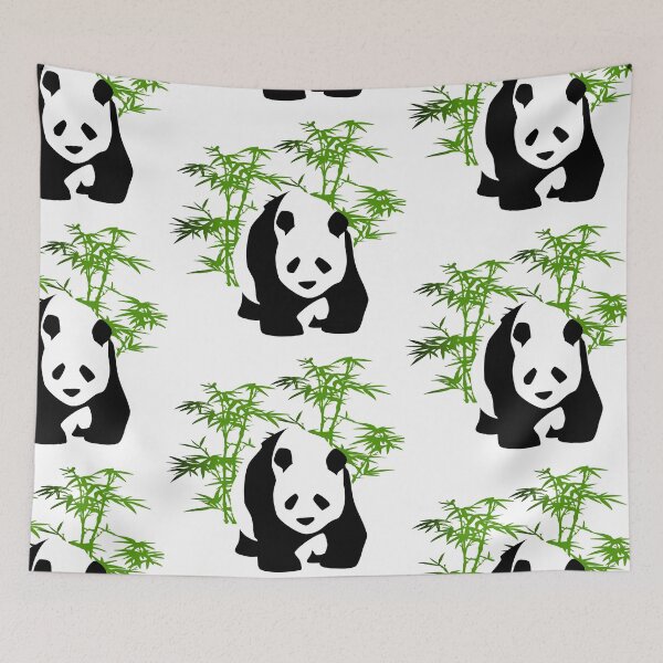 Item preview, Panda bear and bamboo designed and sold by Dunaikel.