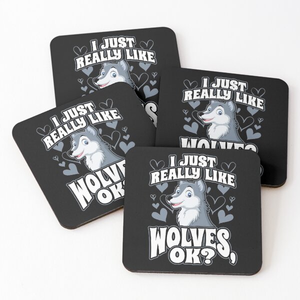 Item preview, I Just Really Like Wolves OK Animal Wildlife Lover designed and sold by Hananiah Merch.