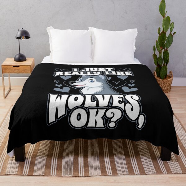 Item preview, I Just Really Like Wolves OK Animal Wildlife Lover designed and sold by Hananiah Merch.