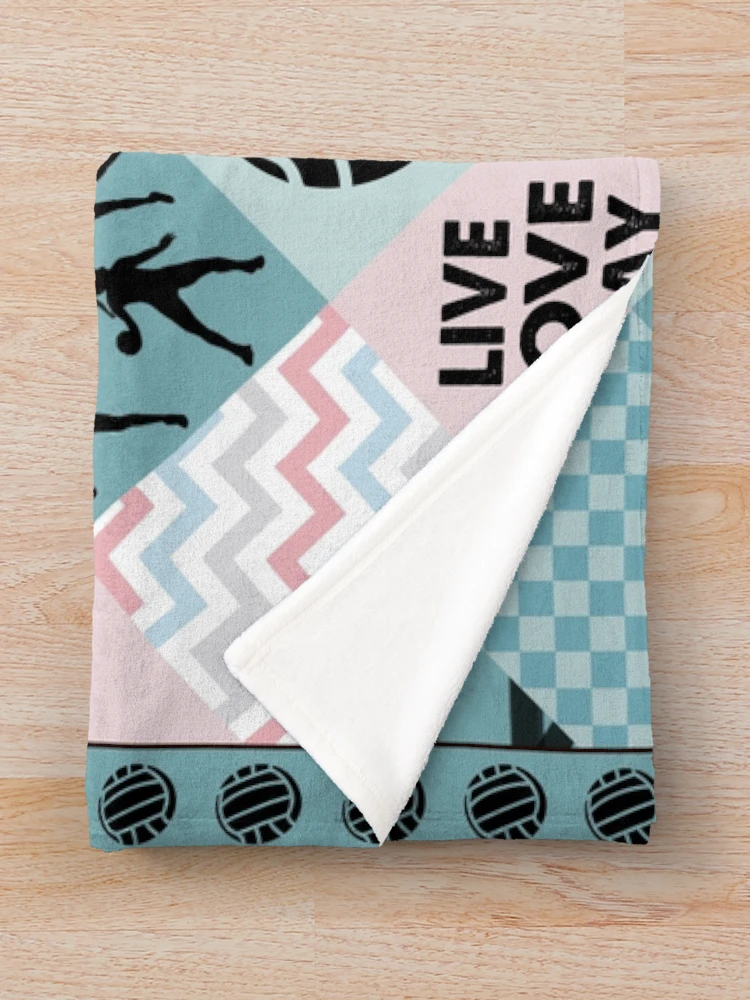 Thumbnail 3 of 6, Throw Blanket, NETBALL PATTERN CROSS designed and sold by rentcode.