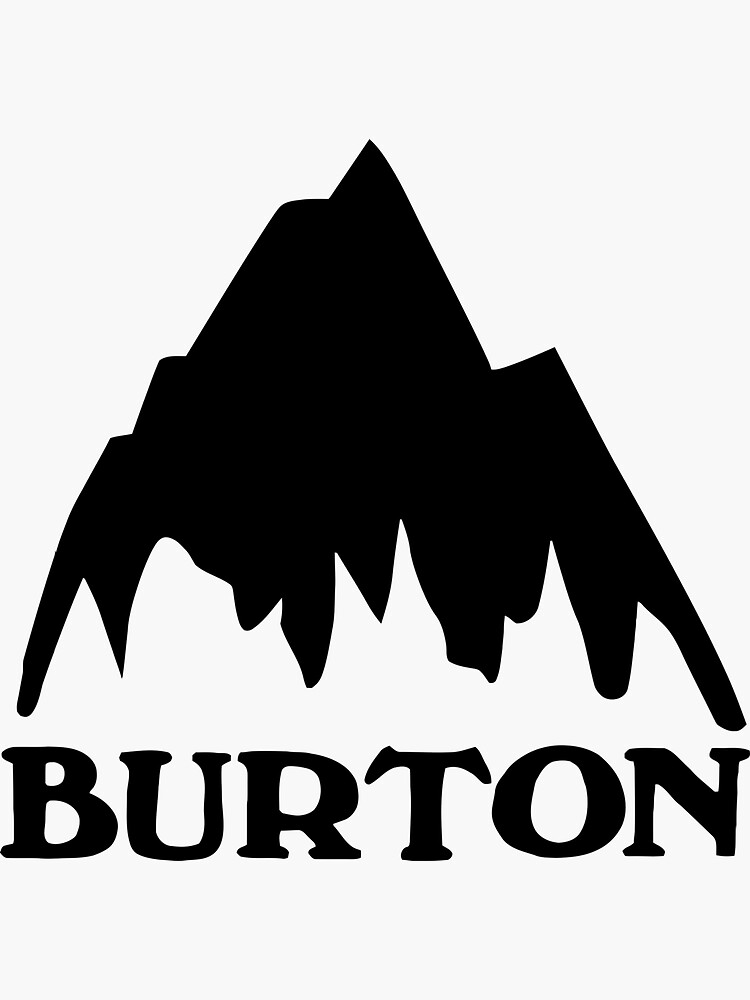 burton snowboard sticker AK 