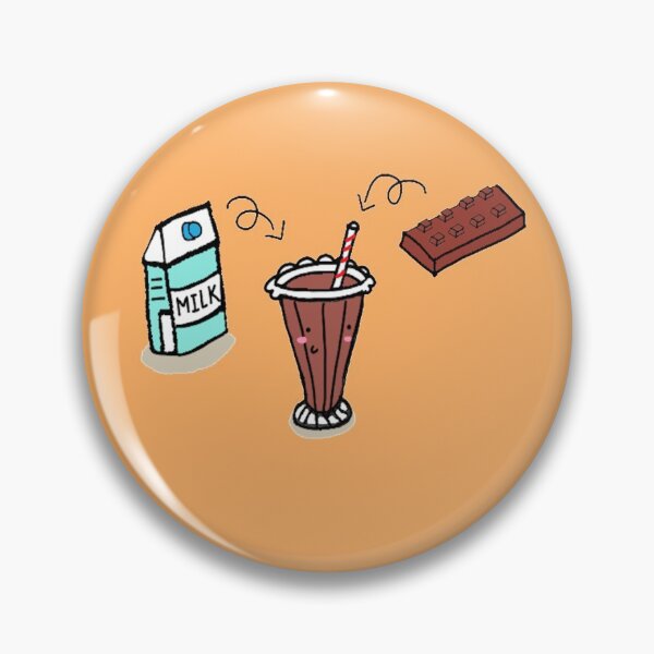 Item preview, Kawaii how to make chocolate milkshake sticker designed and sold by Marie-c-doodles.
