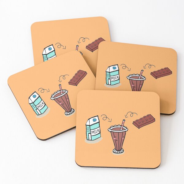 Item preview, Kawaii how to make chocolate milkshake sticker designed and sold by Marie-c-doodles.