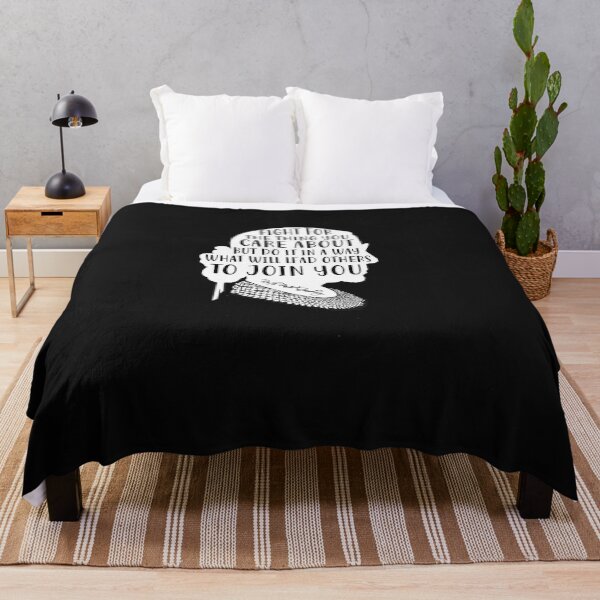 Item preview, Fight for the thing you care about but do it in a way what will lead others to join you Feminist Ruth Bader Ginsburg RBG designed and sold by Enraged46.
