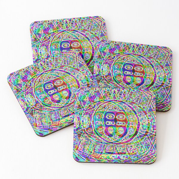 Item preview, Aztec Calendar 3d Glitch Effect designed and sold by wodra.