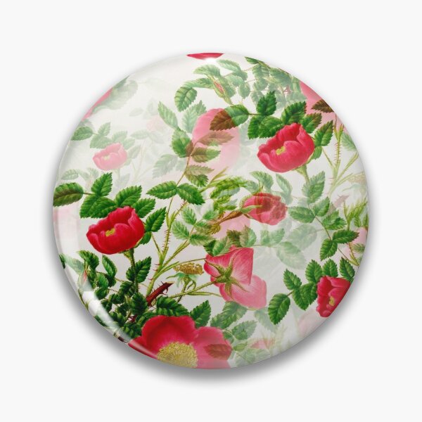 Item preview, Red Colour Flowers Pattern designed and sold by sasijaya.